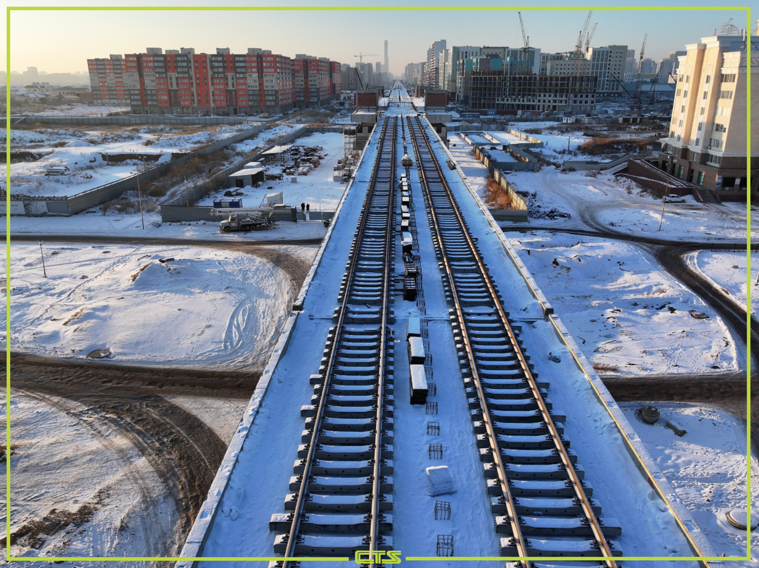 На опытном участке LRT проложили полкилометра рельсов